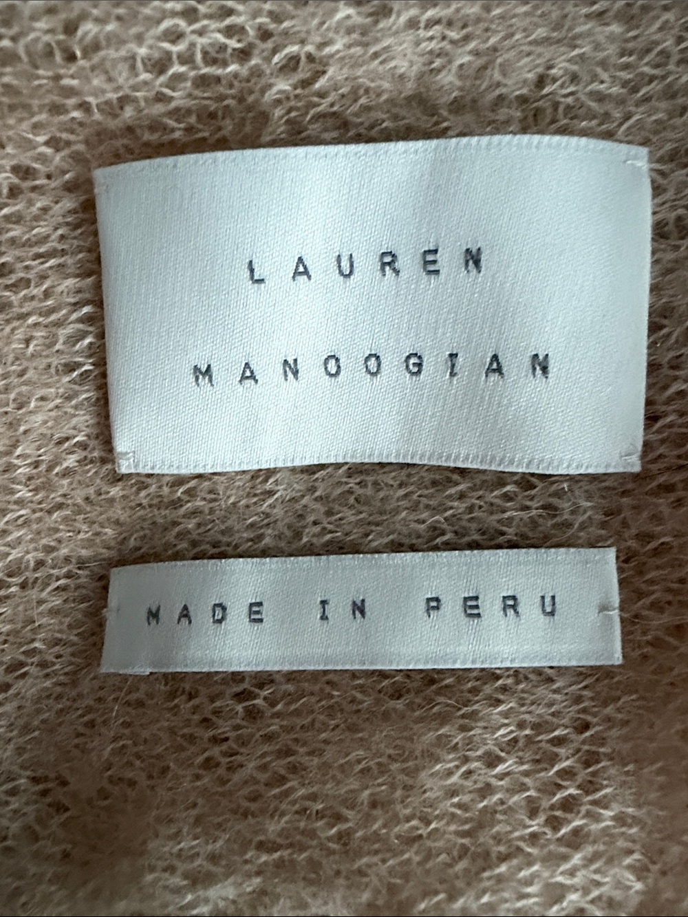 Lauren Manoogian Alplaca Wrap/Stole - Picture 4 of 5
